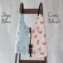Cat Apron For Kids | Personalised Toddler Aprons With Dog, Bunny And Duck Prints, thumbnail 4 of 12