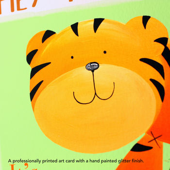Personalised Hey Tiger! Any Occasion Card, 6 of 9