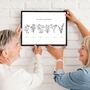 Personalised Birth Flower Line Art Print, thumbnail 4 of 10