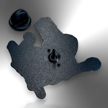 You Shall Not Pet Gandalf Wizard Cat Enamel Pin, 7 of 9