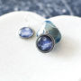 Blue Moon In The Clouds Earrings, thumbnail 2 of 4