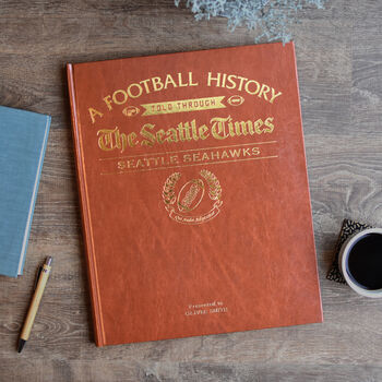 Seattle Seahawks Personalised Gift Newspaper Book, 7 of 10