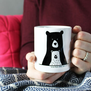 Bear Mummy /Daddy And Me, Father's Day Personalised Mug, 3 of 4