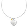 Personalised Silver Heart Locket Necklace, thumbnail 4 of 5