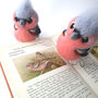 Needle Felted Chaffinch Standing Ornament, thumbnail 4 of 7