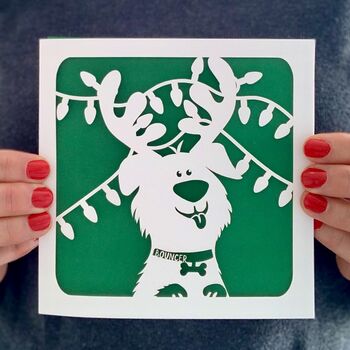 Personalised Dog Christmas Card, 2 of 4