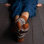 Hand Knitted Nordic Wool Socks, thumbnail 2 of 12