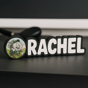 Personalised Golf Fan Namesign, 2 of 3