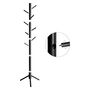 Solid Wood Standing Coat Rack With Eight Hooks, thumbnail 4 of 6