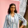 Azure Stripe Co Ord Set, thumbnail 3 of 4