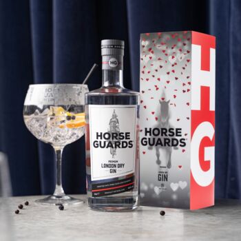 Horse Guards London Dry Gin In A Hearts Gift Box, 2 of 4