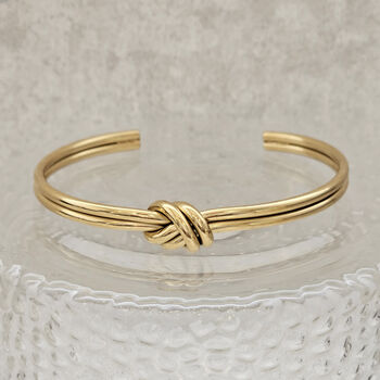 Double Knot Bangle Gold, 5 of 7