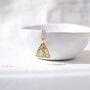 Triangle Evil Eye Necklace, thumbnail 3 of 6