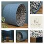Lusk Blue Tweed Berry Lined Lampshades, thumbnail 9 of 9