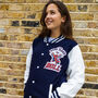 Let The Good Times Roll Vintage Style Varsity Jacket, thumbnail 1 of 4