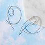 Abstract Unusual Hoop Sterling Silver Hoop Earrings, thumbnail 6 of 7