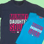 Personalised Mummy And Daughter Squad T Shirt Set, thumbnail 1 of 6
