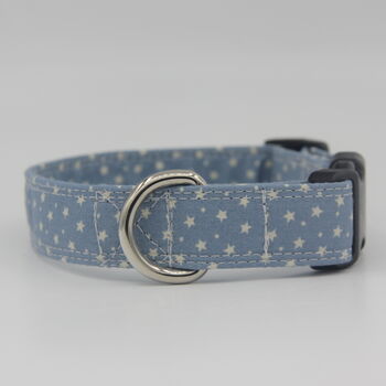 Light Blue Star Dog Collar, 5 of 8