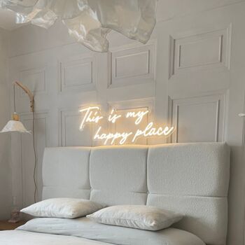 'This Is My Happy Place' Neon Sign Light, 2 of 3