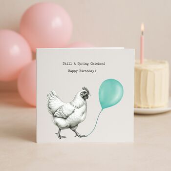 Still A Spring Chicken Card, 3 of 7