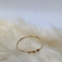 Solid Gold Mindfulness Spinning Ring, thumbnail 2 of 5