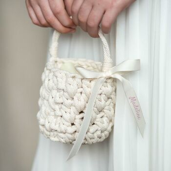 Personalised Flower Girl Basket, 3 of 9