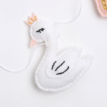 Swan Garland Felt Craft Kit, 6 of 7