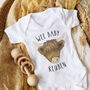 Wee Baby Highland Cow New Baby Gift Set, thumbnail 2 of 7