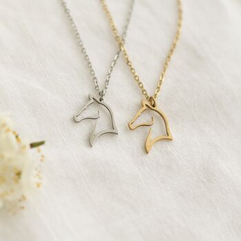 Equestrian Gift, Horse Necklace For A Girl, 2 of 12