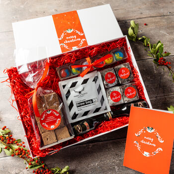 Christmas Chocolate, Baileys And Coffee Hamper, 2 of 3