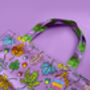 Rainbow Autumn Leaves Cotton Reversible Waterproof Canvas Tote Bag, thumbnail 2 of 4