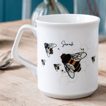 Personalised Bumble Bee Tear Or Coffee Mug, 2 of 6