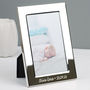 Personalised Silver Plated Photo Frame, thumbnail 3 of 7