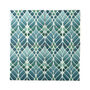 Art Nouveau Blue Turquoise Handprinted Ceramic Tile, thumbnail 11 of 12