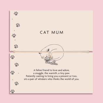 Cat Lover Mum Bracelet, 3 of 7