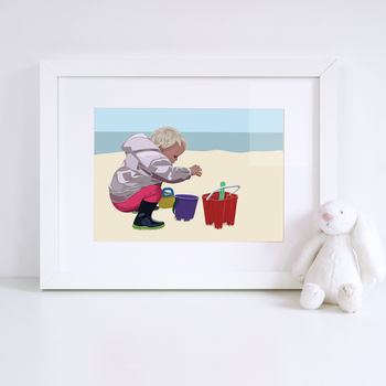 Personalised Child/Family Illustration Print, 2 of 3