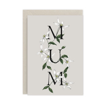 Spring Blossom 'Mum' Botanical Card, 2 of 2