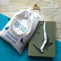 Personalised Cotton Bag Filled With Wild Bird Seed, thumbnail 2 of 3