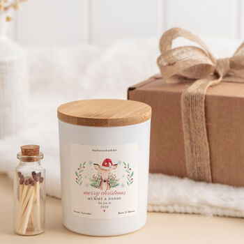 First Christmas Candle Gift For New Mum And Dad, 4 of 10