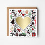Surprise Scratch Reveal Christmas Card With Gold Heart, thumbnail 2 of 3