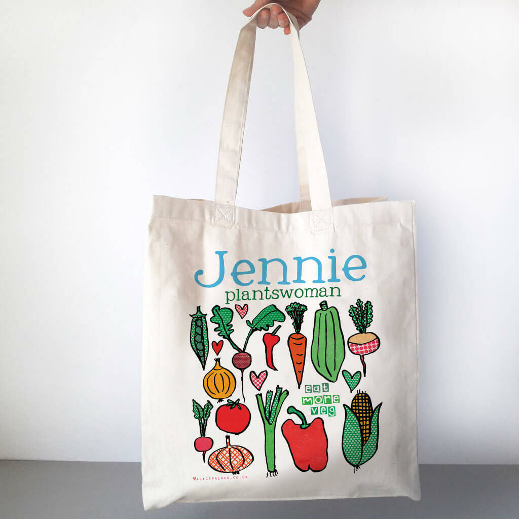 Personalised Love My Allotment Bag By Alice Palace