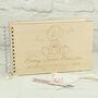 Personalised Engraved Christening Puppy Guest Book, thumbnail 1 of 5