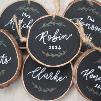 Personalised Christmas Tree Decoration Ornament, 5 of 5