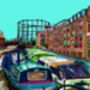 Regent's Canal East London Illustration Art Print, thumbnail 3 of 3