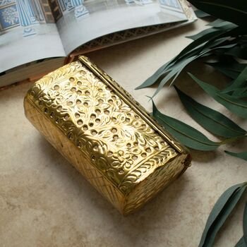 Paro Gold Brass Clutch, 3 of 4