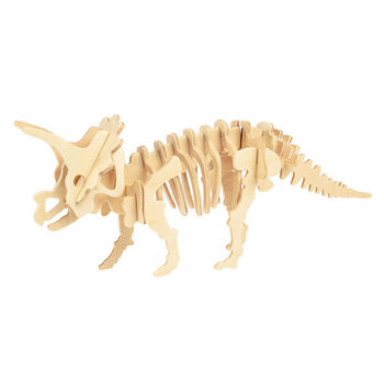 3D Wooden Dinosaur Puzzle Stocking Filler, 4 of 8