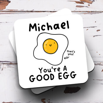 Personalised Mug 'You're A Good Egg', 2 of 2