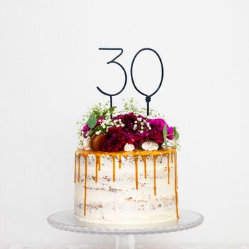 Wire Number Digit Cake Topper, 2 of 4