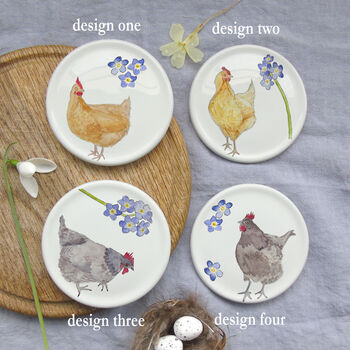 Fine Bone China Chickens And Forget Me Nots Easter Mug, 5 of 11