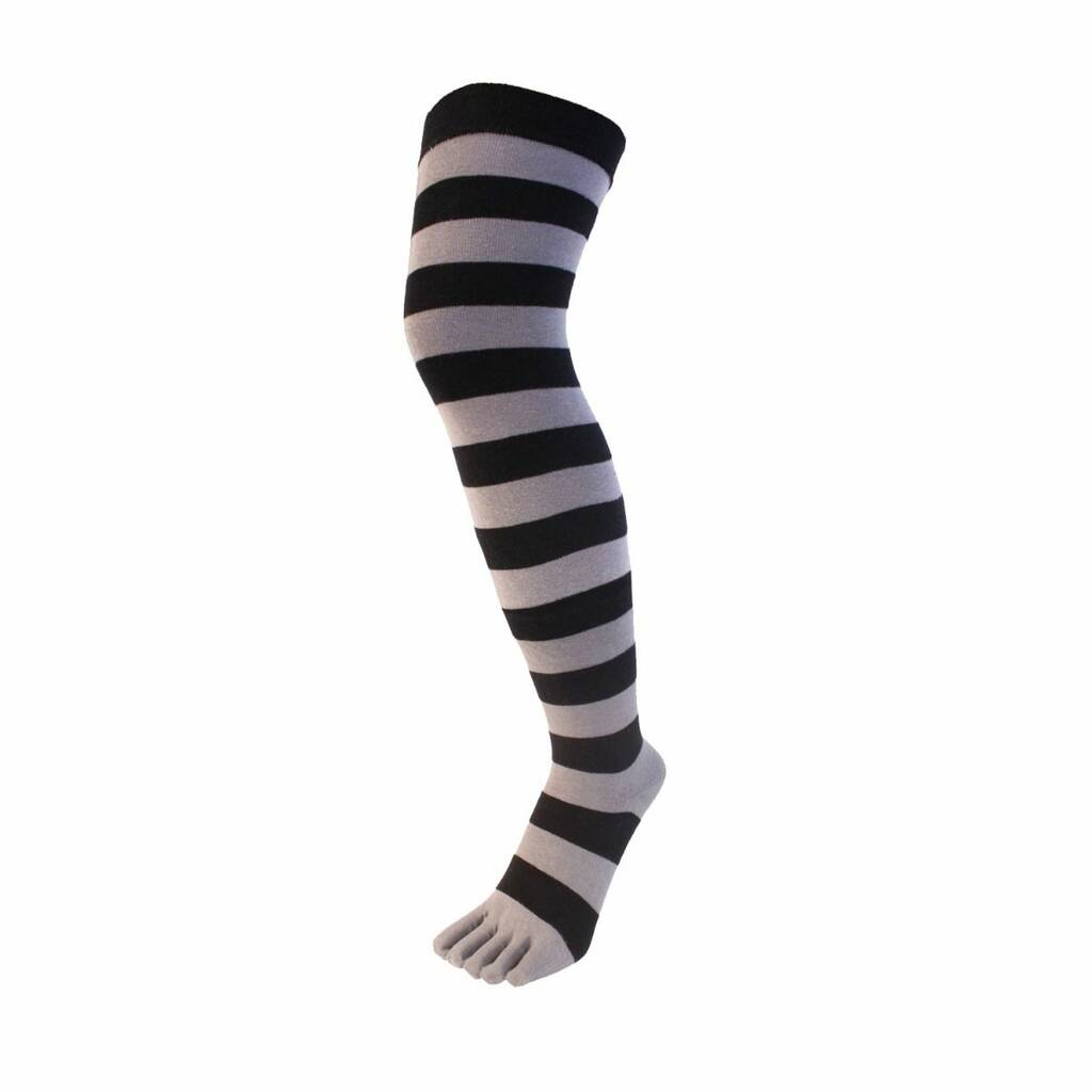 Essential Over Knee Cotton Toe Socks By TOETOE | notonthehighstreet.com